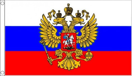 Russia flag eagle - 3’,