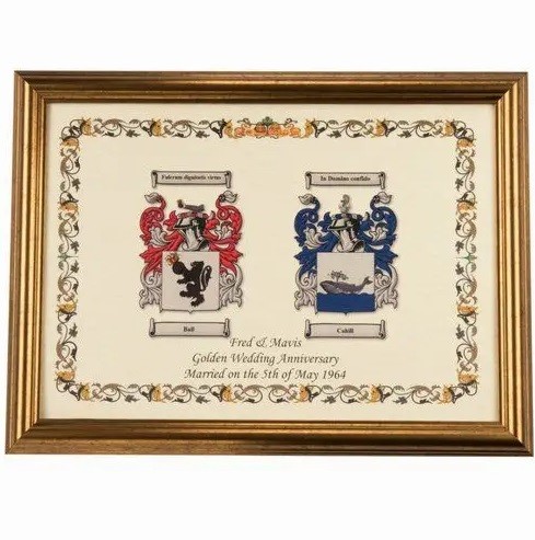Double coat arms print - of,