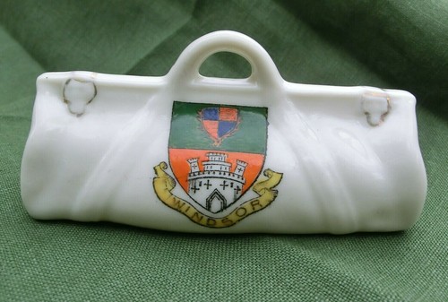 Vintage crested china cricket - vintage,