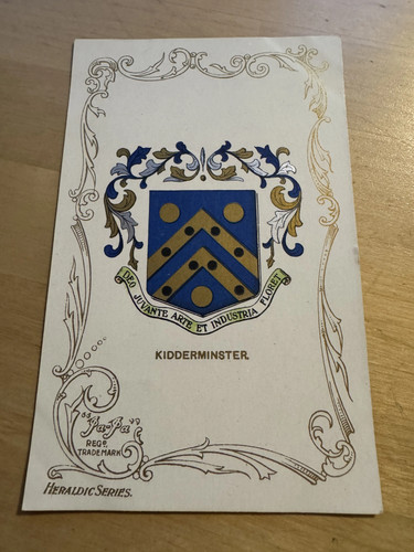 Postcard kidderminster coat - postcard,