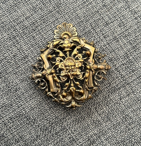 Art deco nouveau coat arms - coat,