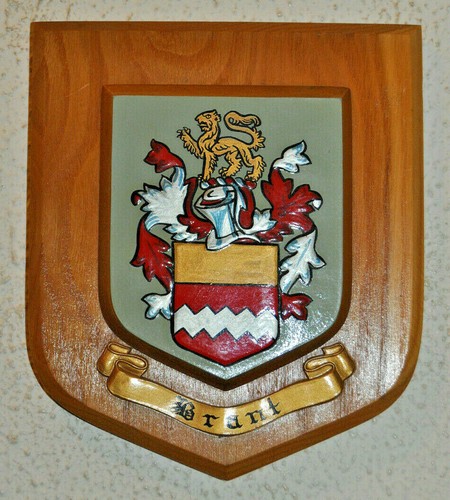 Brant family plaque - , shield