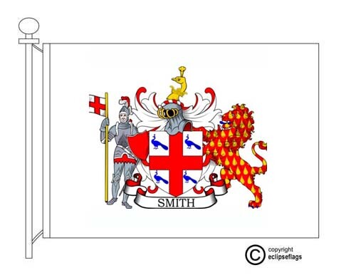 Smith coat arms - coat, flag