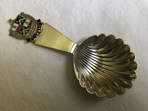 Vintage silver plate caddy - silver,