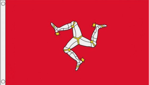 Isle man flag 3 manx - of, 5'