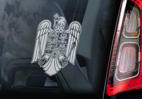 Romania car sticker - romania, national
