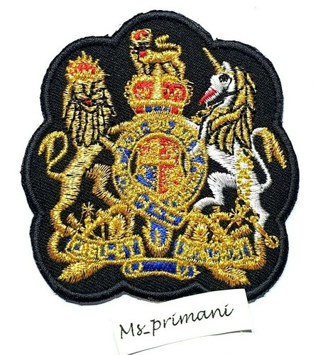 Embroidered royal coat - embroidered, arms