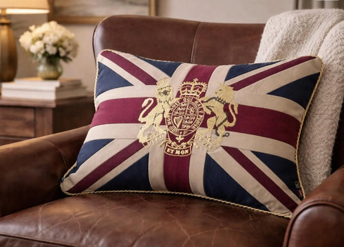Union jack coat arms - union, gold