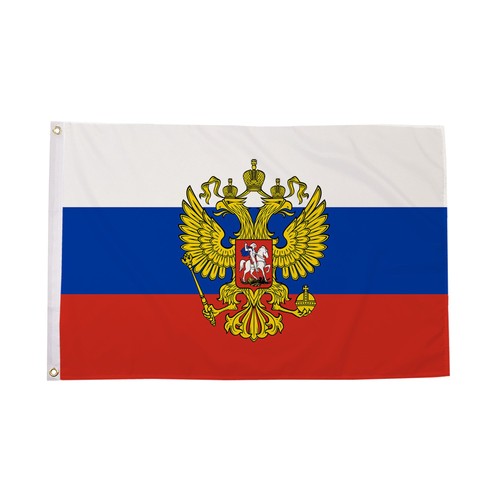 Flagtex russia crest flag - russia,