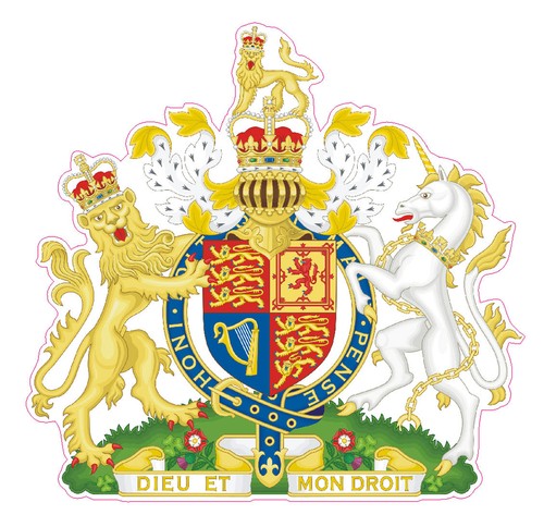 British royal coat arms - british,