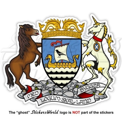 Shetland greater coat arms - shetland,