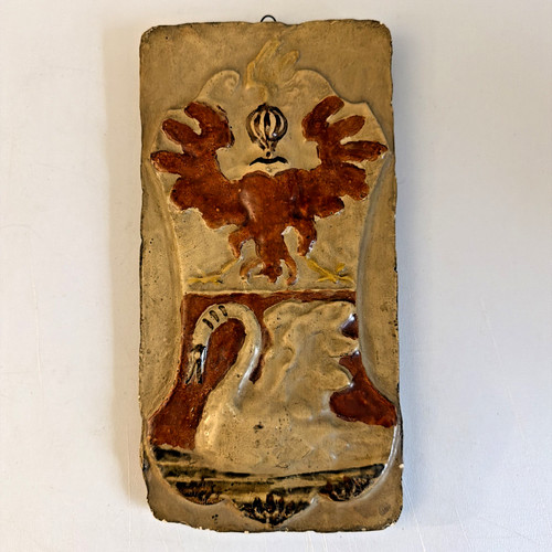 Antique coat arms wall - antique, of