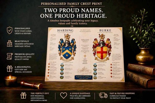 Personalised family crest - personalised,