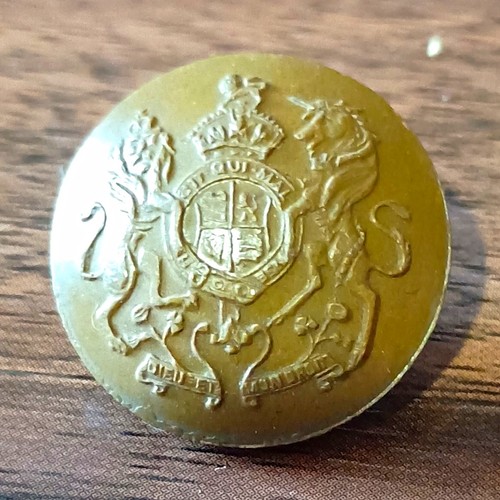 Gold round metal - metal, shank
