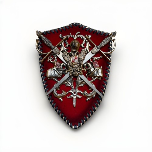 Vintage coat arms crossed - coat, of