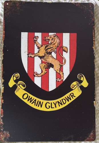 Tinplate metal wall sign - tinplate,