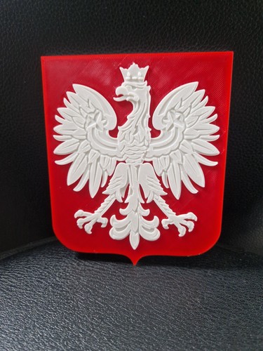 Printed polish eagle emblem - polish,