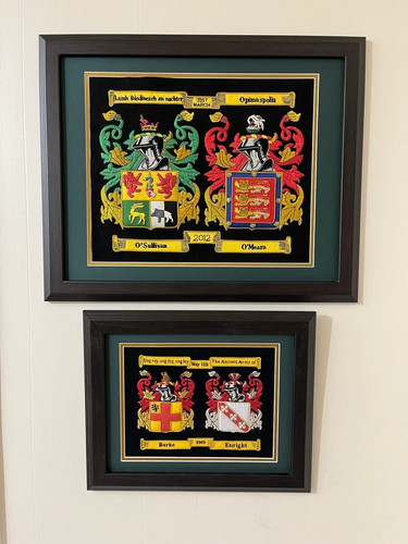 Framed double embroidered - framed, coat