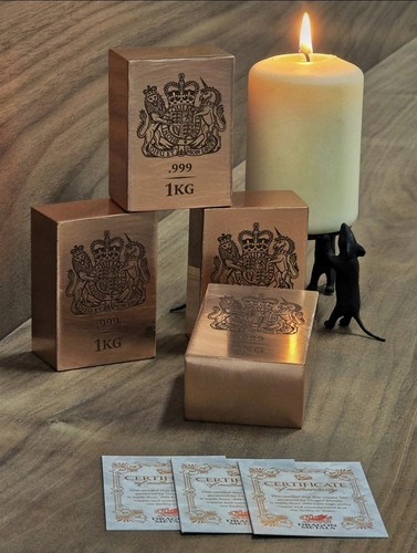 1kg coat arms copper - copper, bar