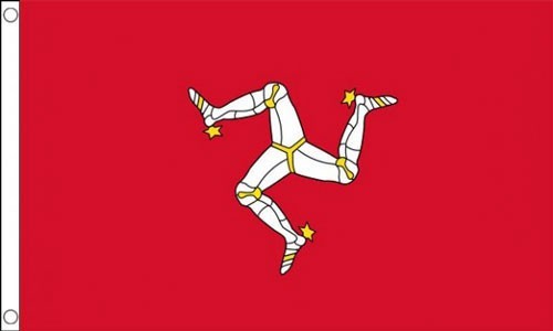 Isle man flag - x, 3'